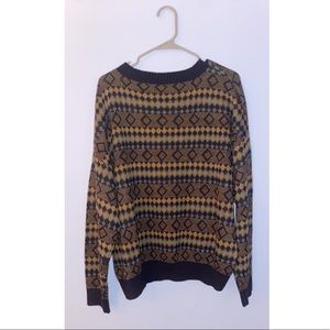 Plus size pattern grandpa sweater! :)